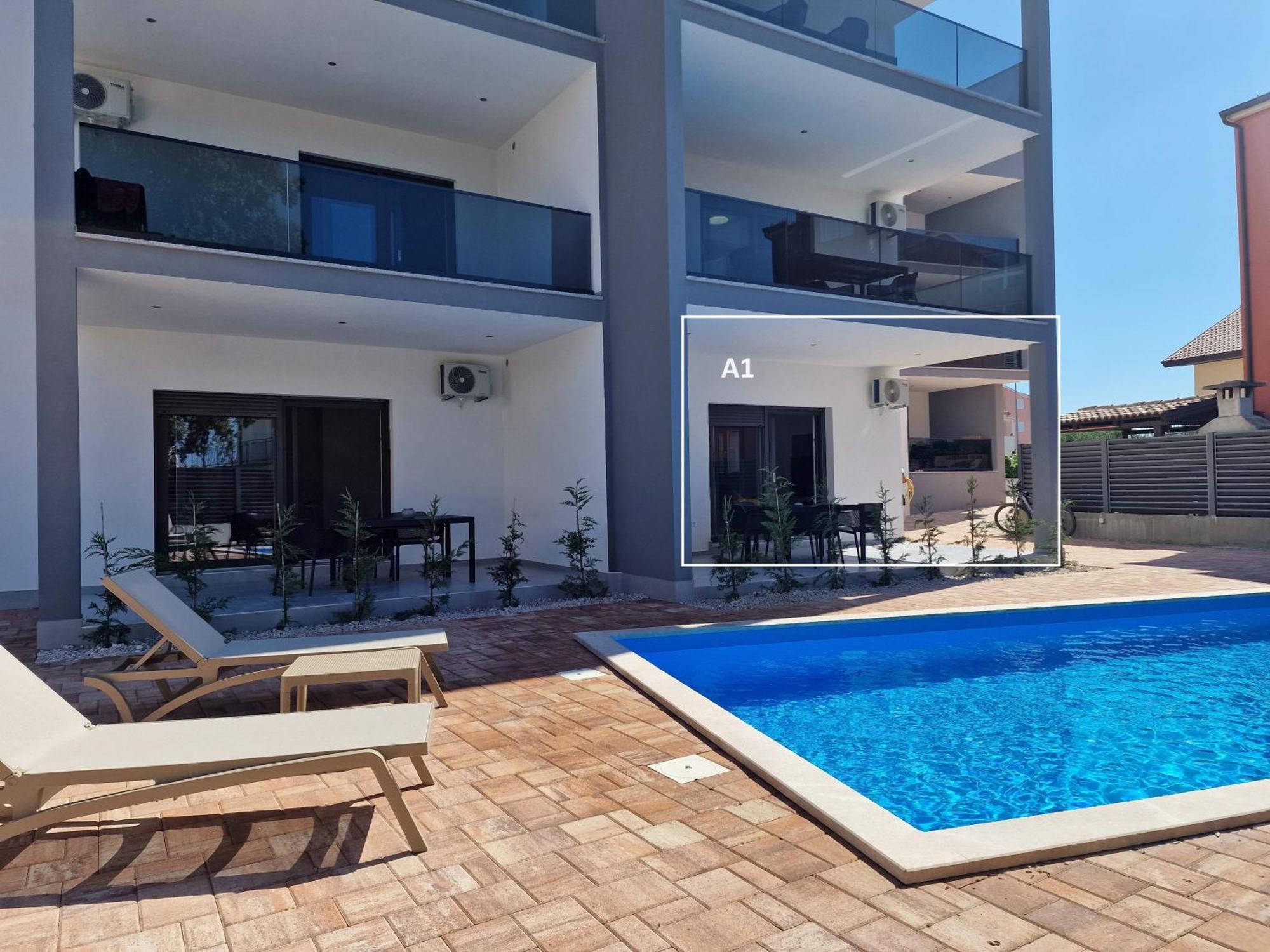 Apartments Okit Vodice Exteriör bild